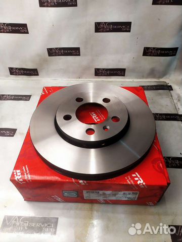 Комплект передних тормозных дисков TRW