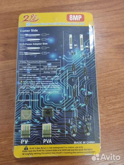 Видео Балун HD video balun PV/PVA 8MP