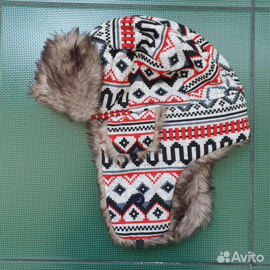 Шапка ушанка зимняя унисекс