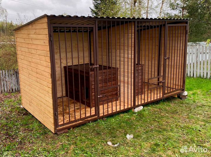 Вольер для собак опыт 6 лет