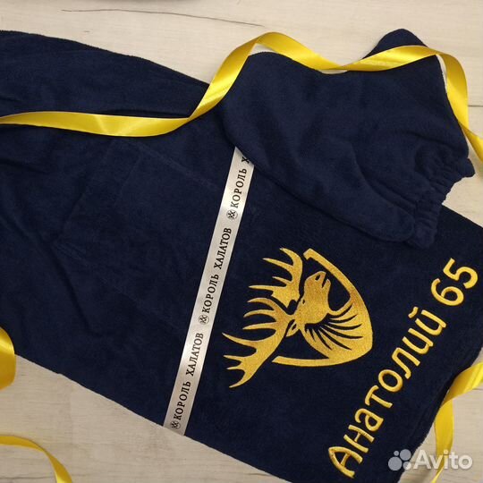 Набор для бани и сауны с вышивкой