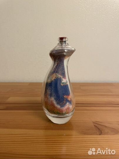 Вазочка с цветным песком