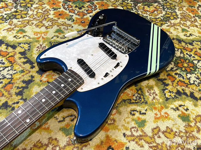 Электрогитара Fender Mustang MG-69 Blue (1993) объявление продам