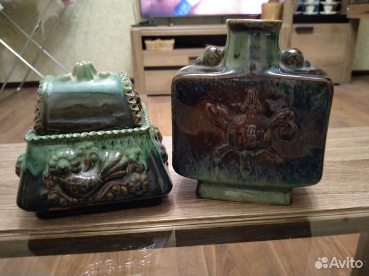 Керамика СССР Шкатулка Штоф