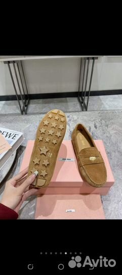 Мокасины Miu Miu