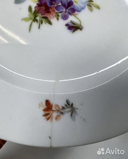 Старинные Тарелки Мейсен Meissen