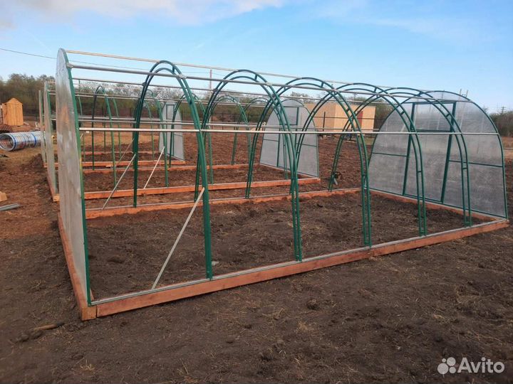 Теплицы Усиленные.Поликарбонат 4mm/6mm/8mm