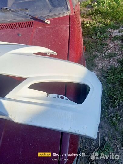 Передний бампер хендай Солярис рестайлинг