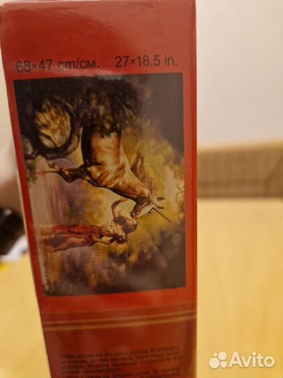 Пазлы Девушка и Единорог Castorland (1000 эл-в )