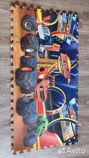 Детский коврик пазл пакетом