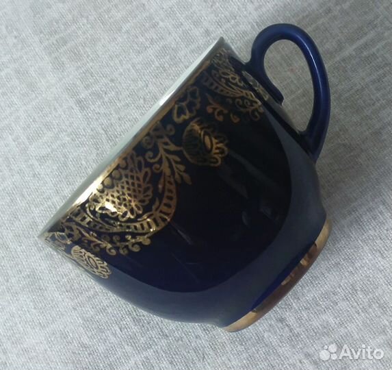 Чайная пара лфз 70-е кобальт