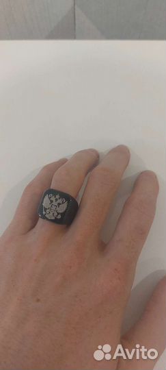 Печатка мужская с гербом России