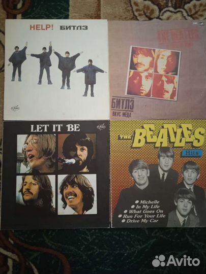 Виниловые пластинки коллекция The Beatles
