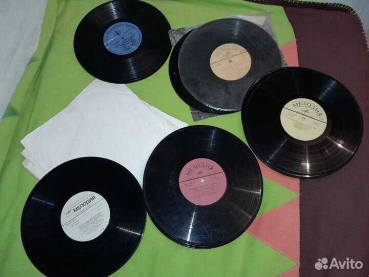 Виниловые пластинки СССР 69 шт