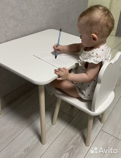 Детский стол и стул новый