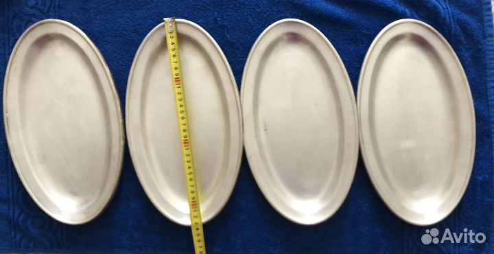 Поднос блюдо мельхиор СССР Кольчугино