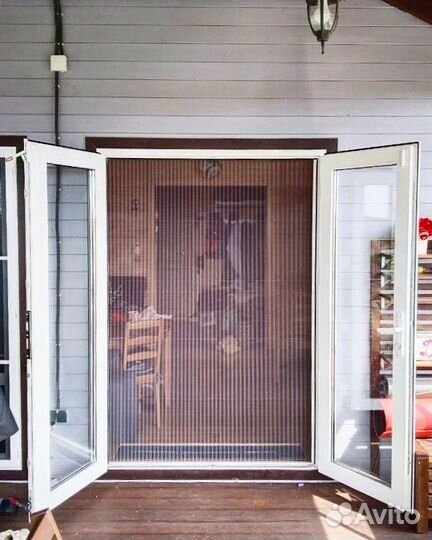 Москитная сетка на окна и двери с установкой