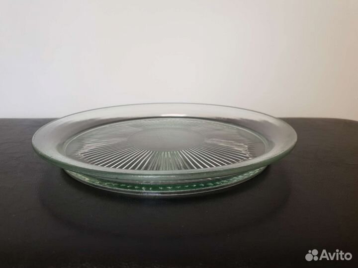Блюдо - поднос стеклянное СССР