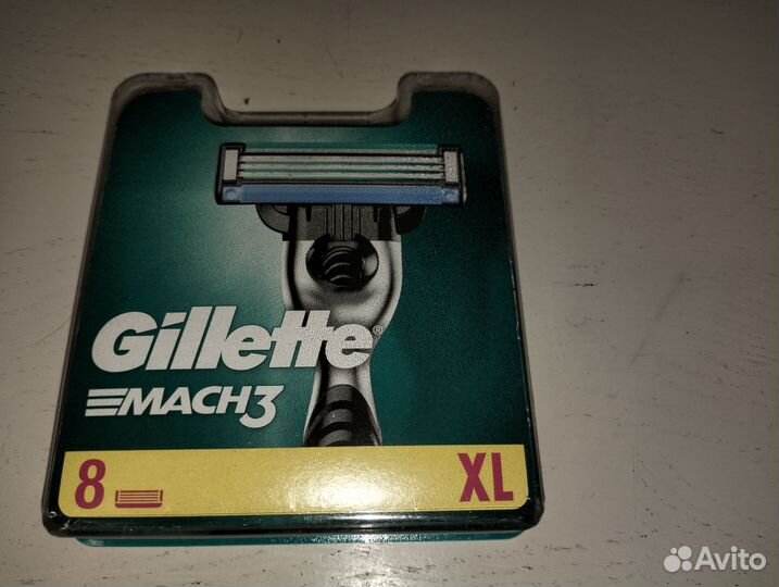 Сменные кассеты для бритья gillette Mach3, 8 шт