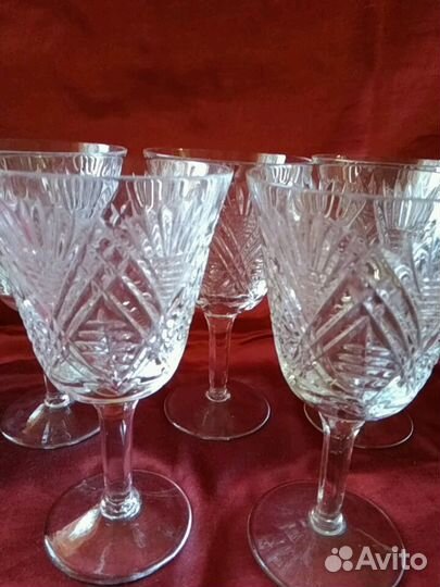 Бокалы, фужеры хрусталь СССР