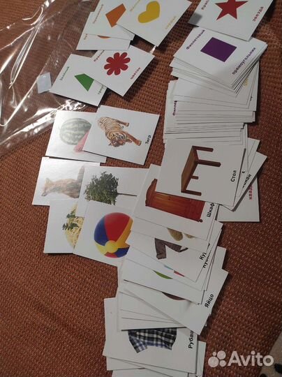 Карточки обучающие для малышей