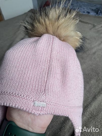 Шапка barbaras для девочки 46-48 зимняя