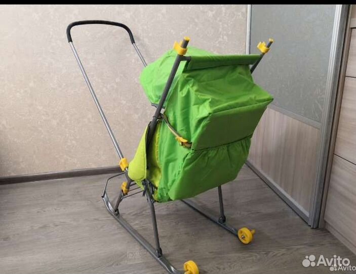 Детские санки коляска