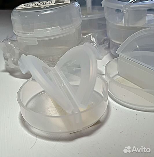 Контейнер круглый для мелочей пластик