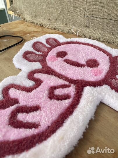 Коврик аксолотль