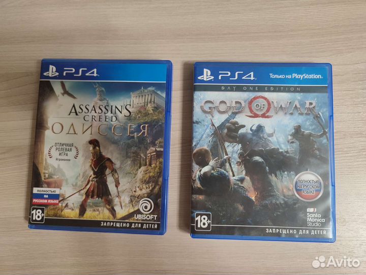 Assassins creed odyssey, gow ps4