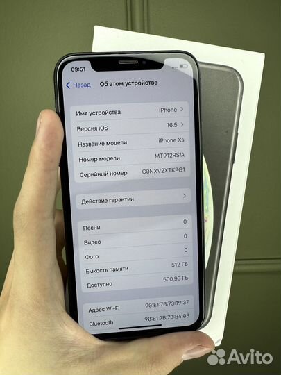 iPhone xs 512gb space gray(стоимость на сутки)