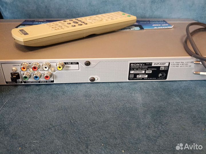 DVD плеер Sony + диски