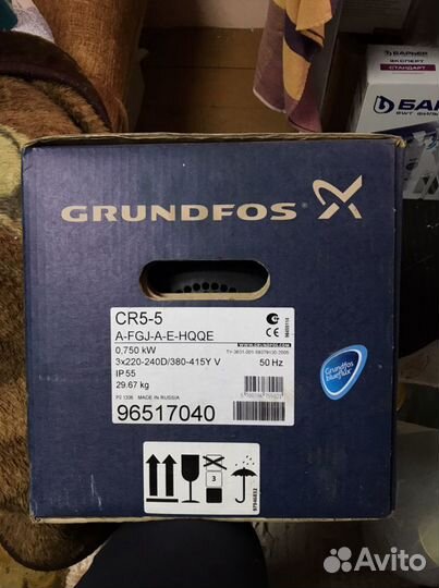 Поверхностный насос Grundfos CR 5-5 A-FGJ-A-E-hqqe