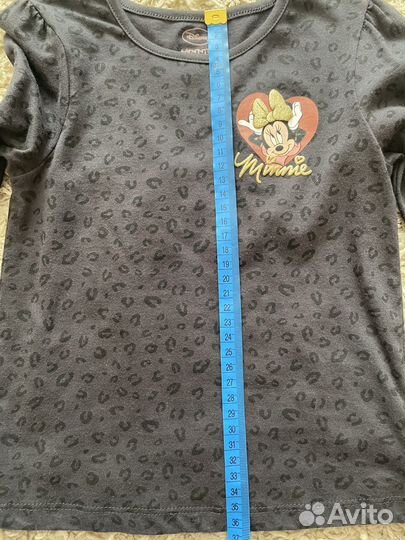 Лонгслив для девочки 98 104