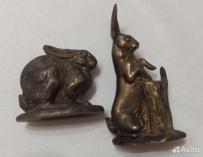 Символ года заяц,бронза, Моисейкин