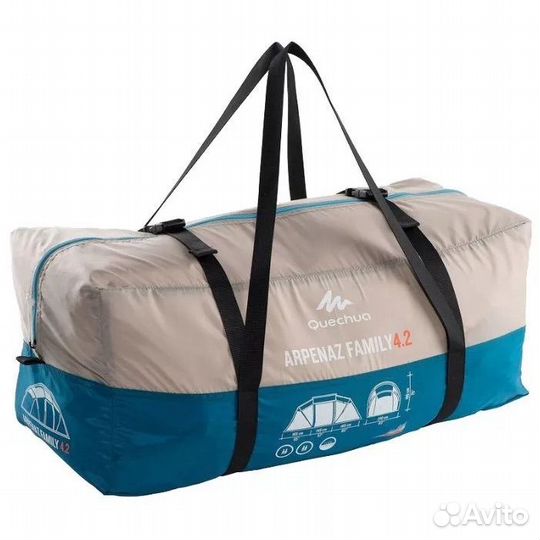 Палатка туристическая 4 местная с тамбуром