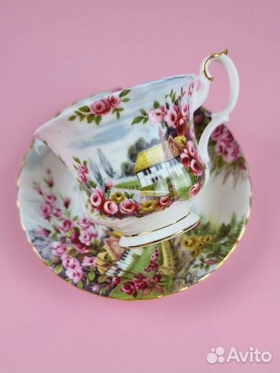 Винтажная чайная пара