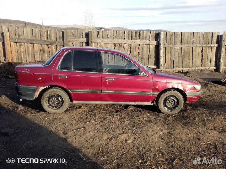 Mitsubishi Lancer 1.3 AT, 1989, битый, 251 067 км