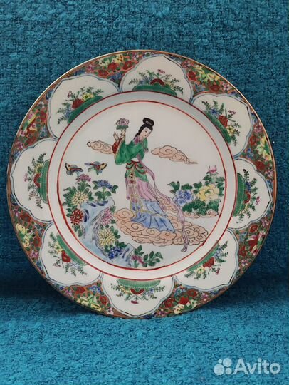 Набор тарелок фарфор, декоративная тарелка, чайная