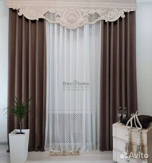 Шторы тюль ламбрекен