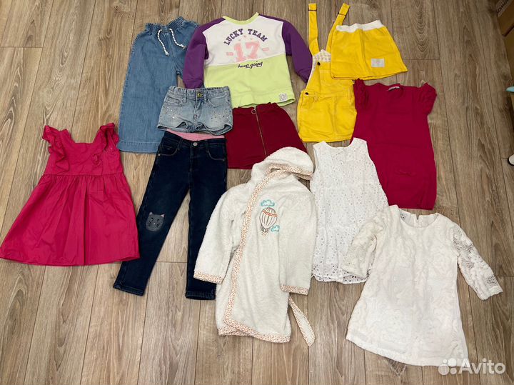 Вещи для девочки 110 пакетом