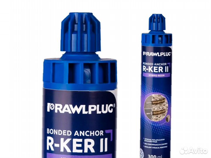 Xимический анкер rawlplug r kex ii 600