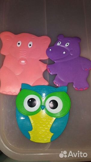 Игрушки липучки в ванну новые