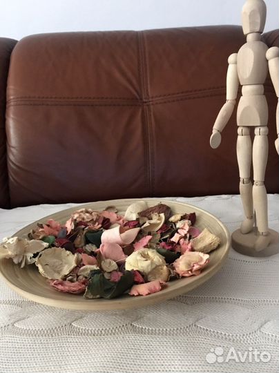 Блюдо деревянное икеа,сухоцветы икеа