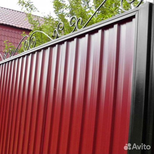 Забор из профнастила