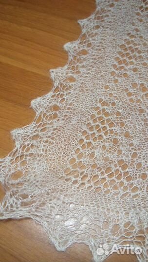 Пуховый палантин оренбургский новый