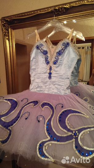 Пачка балетная. Голубая. Почти новая