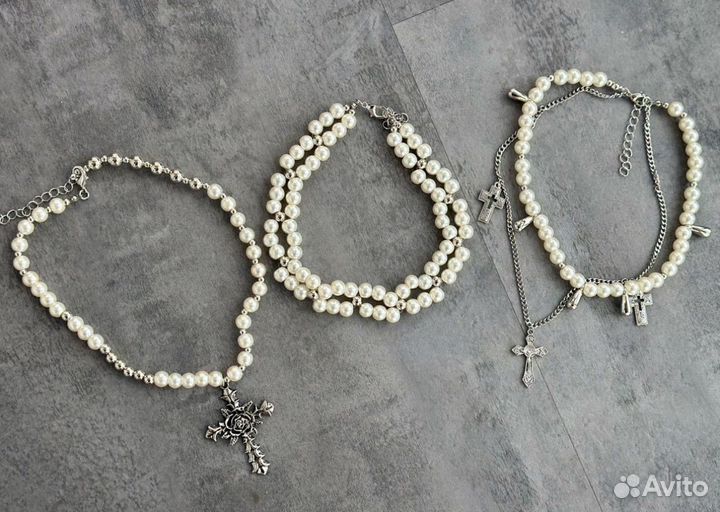 Чокер многослойное ожерелье, чокер poison drop