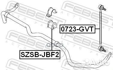 Втулка стабилизатора suzuki grand vitara 06- пе