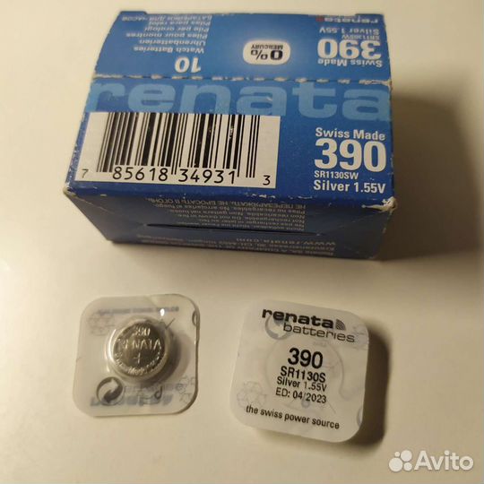 Батарейка в swatch